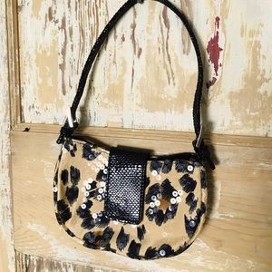 Stylish Black and Tan Mini Bag